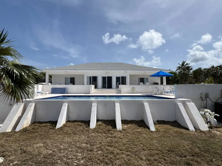 Seaview Villa seen from the beach