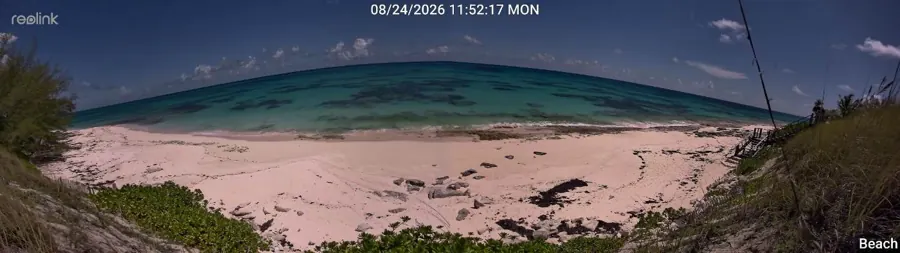The beach at Seaview Villa on Aug 24, 2026 — Broad sand, clear water